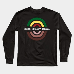 Black History Month Circle Long Sleeve T-Shirt